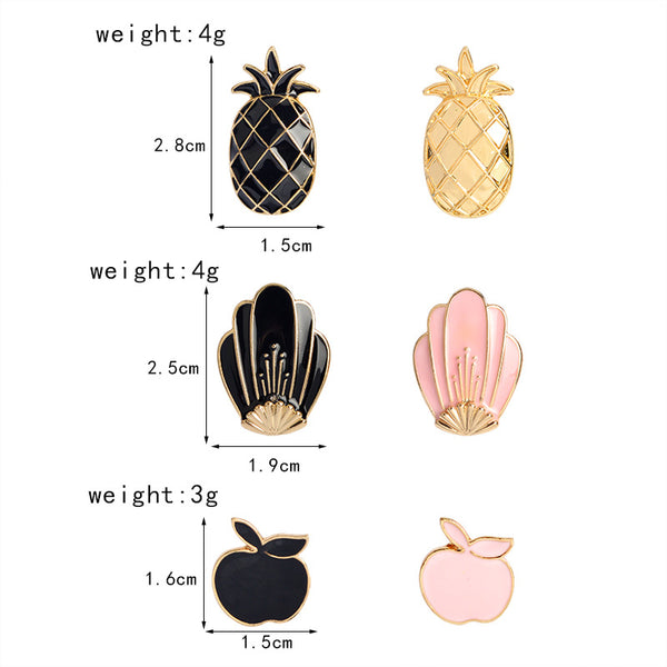 Cartoon Women Button Pins