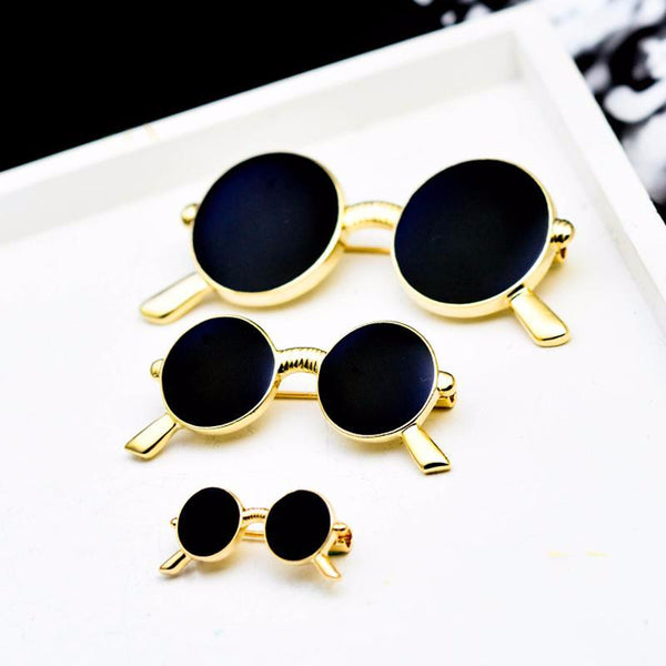 Cute Black Sunglasses Pins