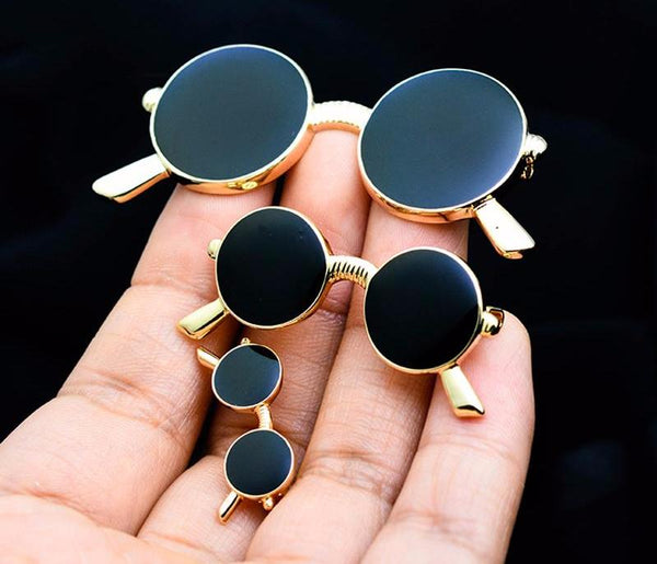 Cute Black Sunglasses Pins