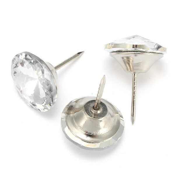 Diamond Shaped Crystal Buttons