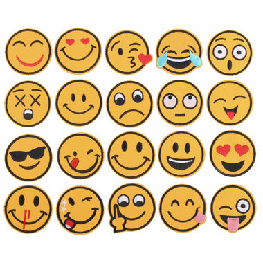 Emoji Embroidery Patches