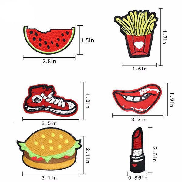 Random Styles Embroidered Patches