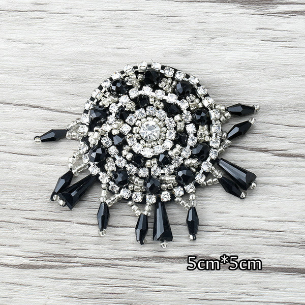 Lovely Rhinestone Beads Patches