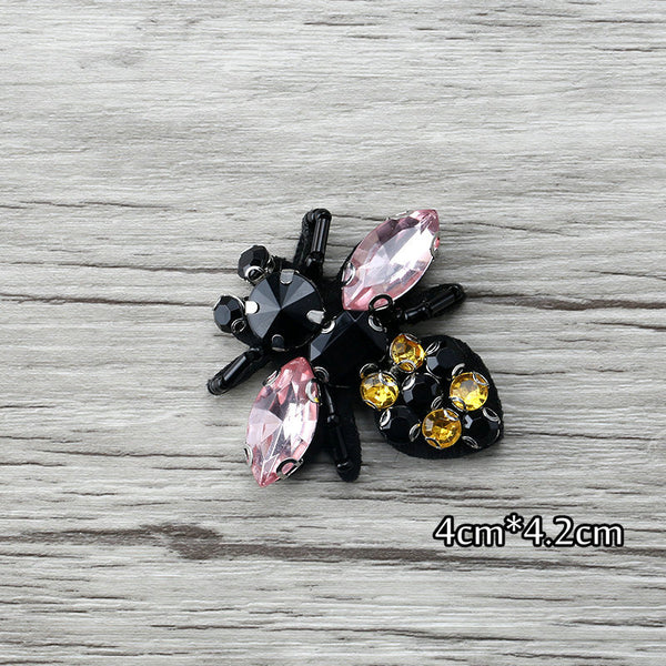 Lovely Rhinestone Beads Patches