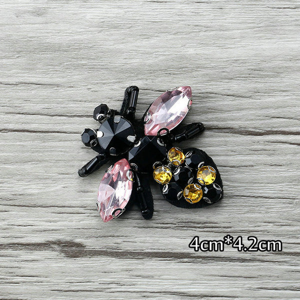Lovely Rhinestone Beads Patches