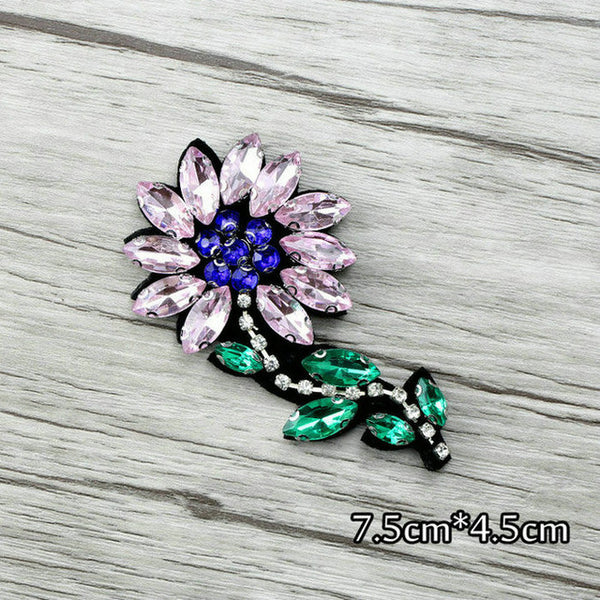 Lovely Rhinestone Beads Patches