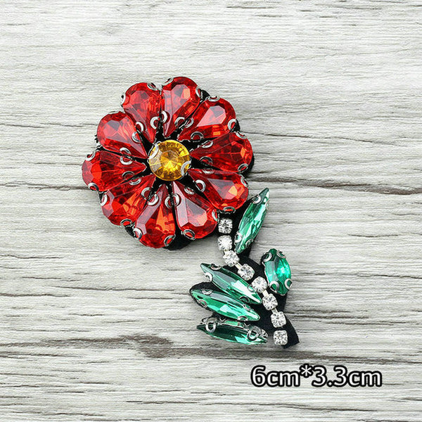 Lovely Rhinestone Beads Patches