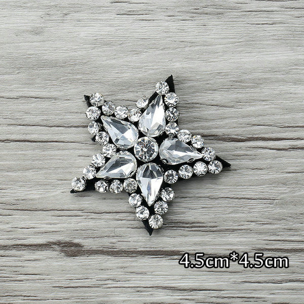 Lovely Rhinestone Beads Patches