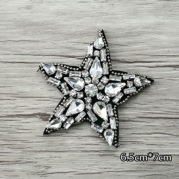 Lovely Rhinestone Beads Patches