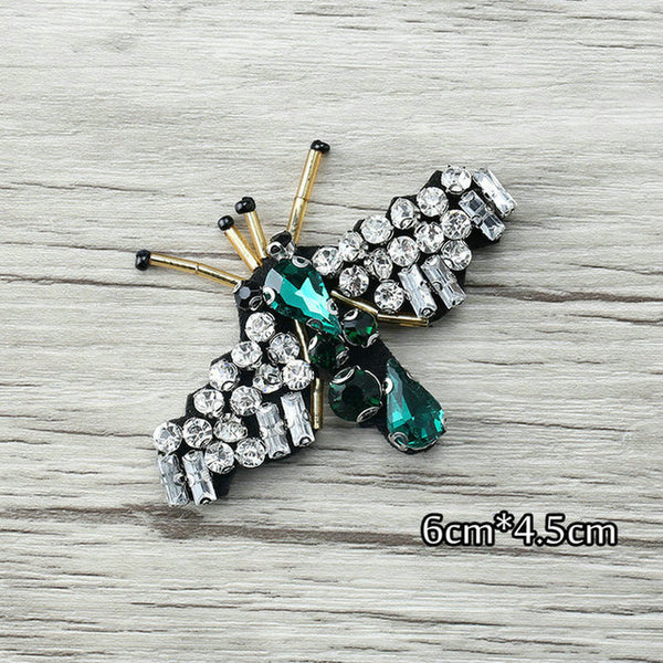 Lovely Rhinestone Beads Patches