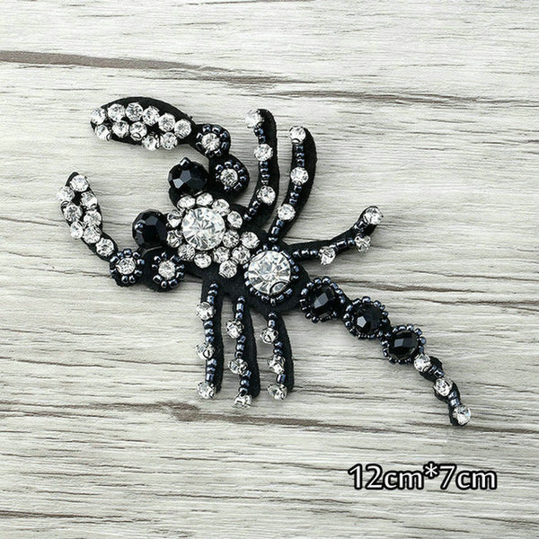 Lovely Rhinestone Beads Patches