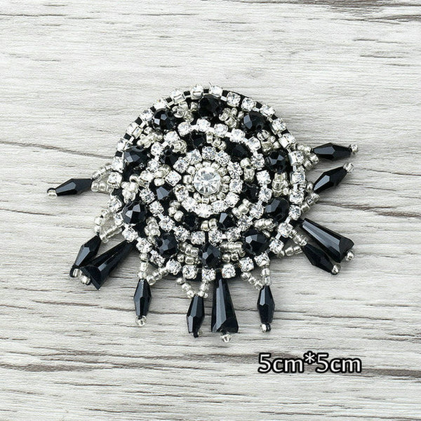 Lovely Rhinestone Beads Patches