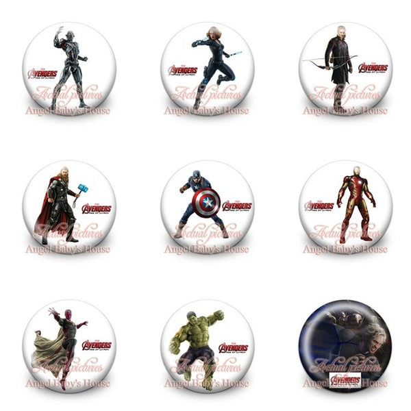 Avengers Button Badges