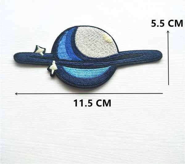 Astronaut Planet Patches