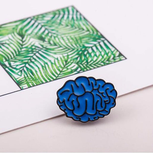 Cartoon Organ Metal Pins